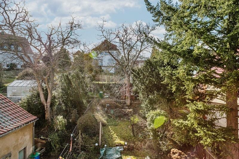 Blick vom Balkon