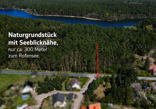 Naturgrundstück nähe Roofensee