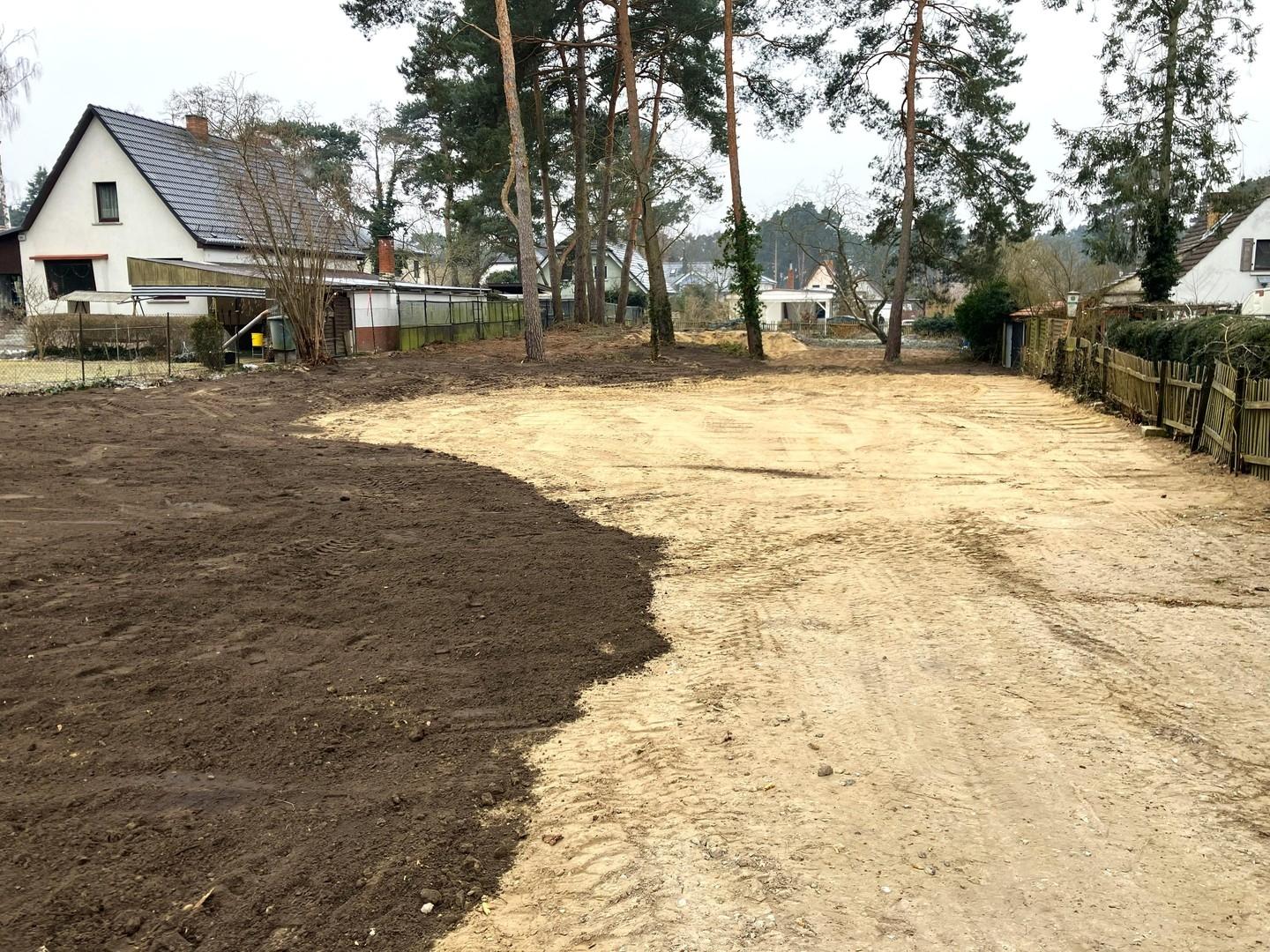 Blick über die Fläche