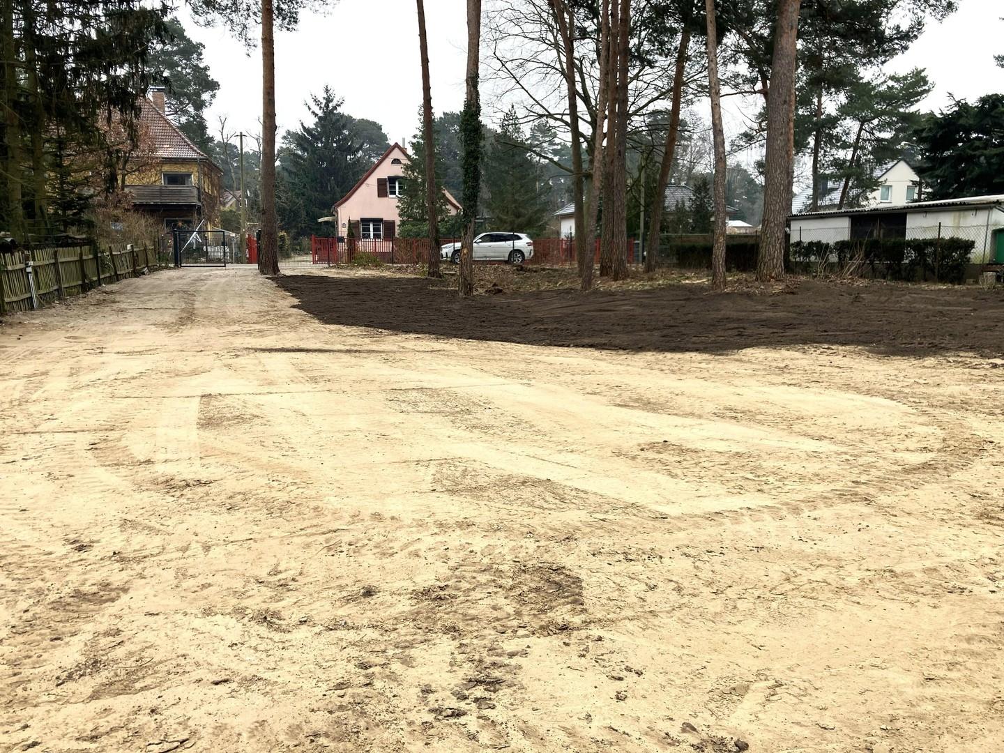 Blick zur Straße