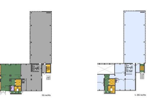 Grundriss EG+1.OG rechts