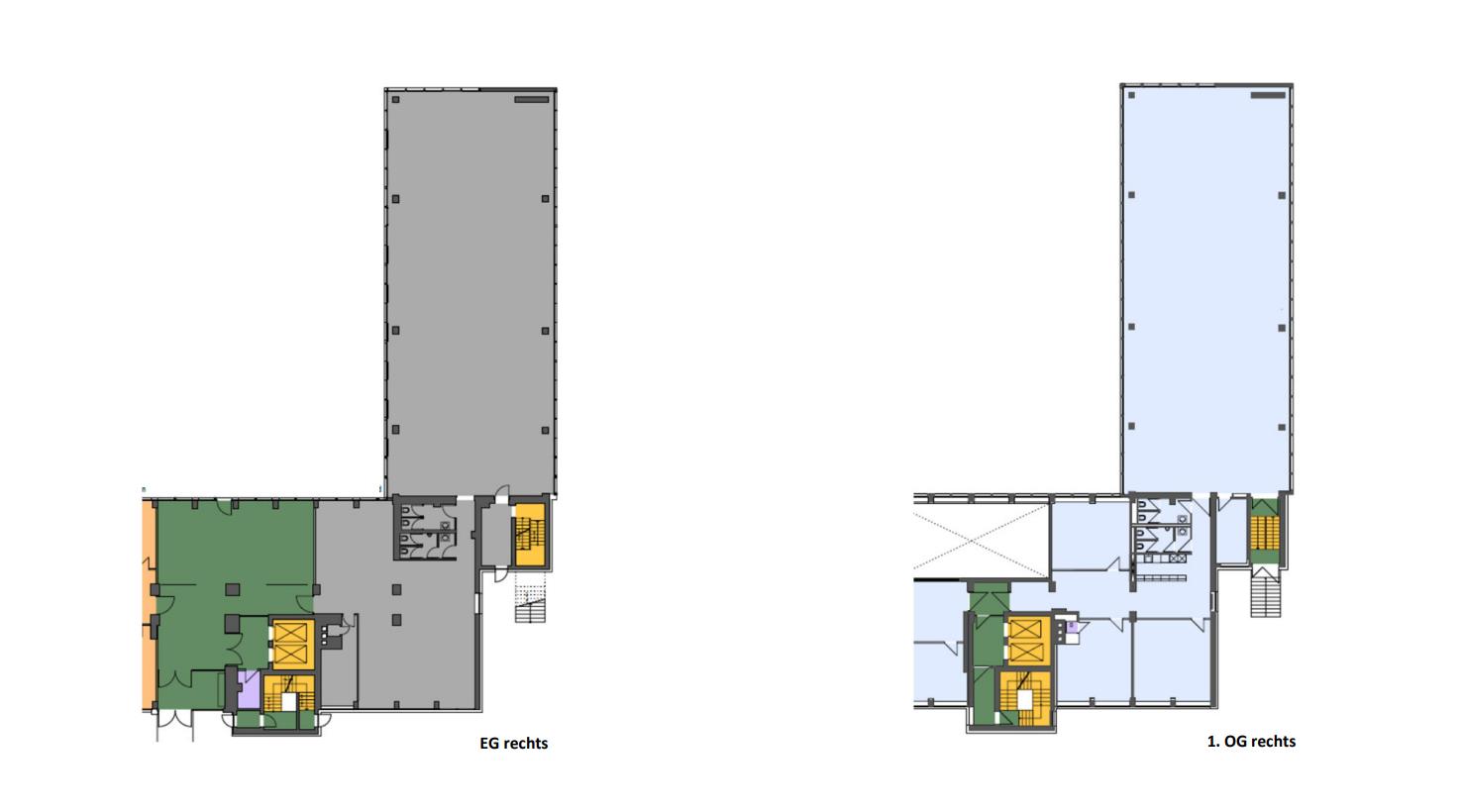 Grundriss EG+1.OG rechts