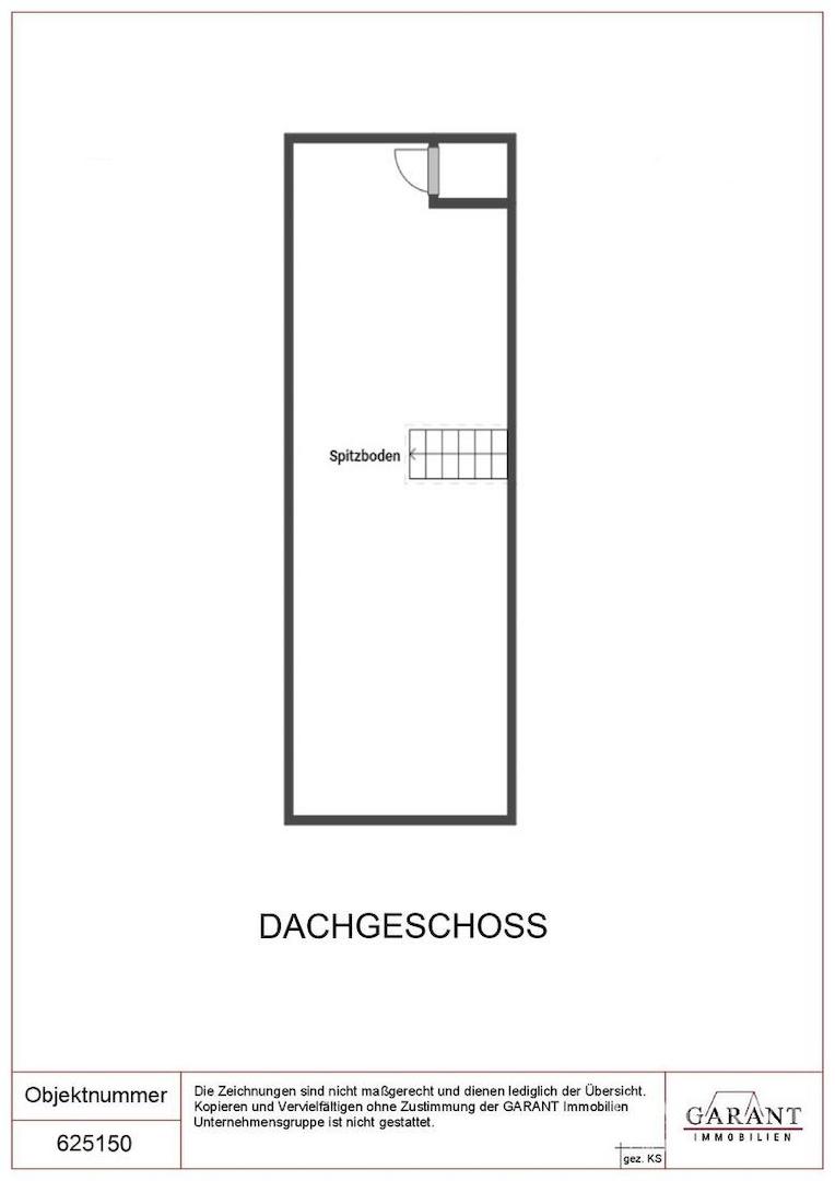 Grundriss Spitzboden