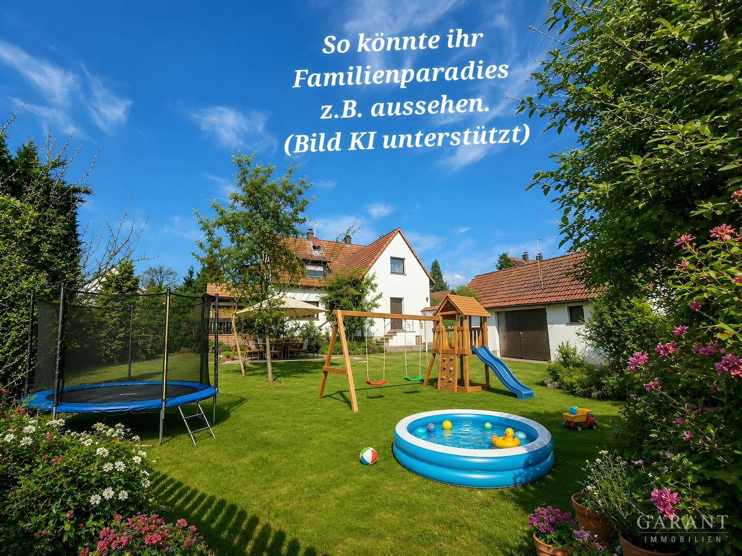 KI-Foto Garten