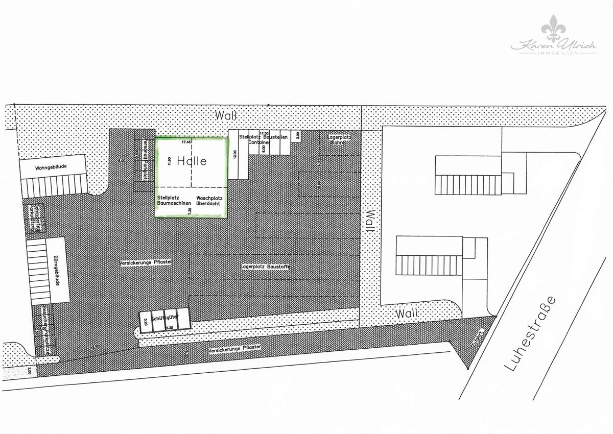 Lageplan Halle