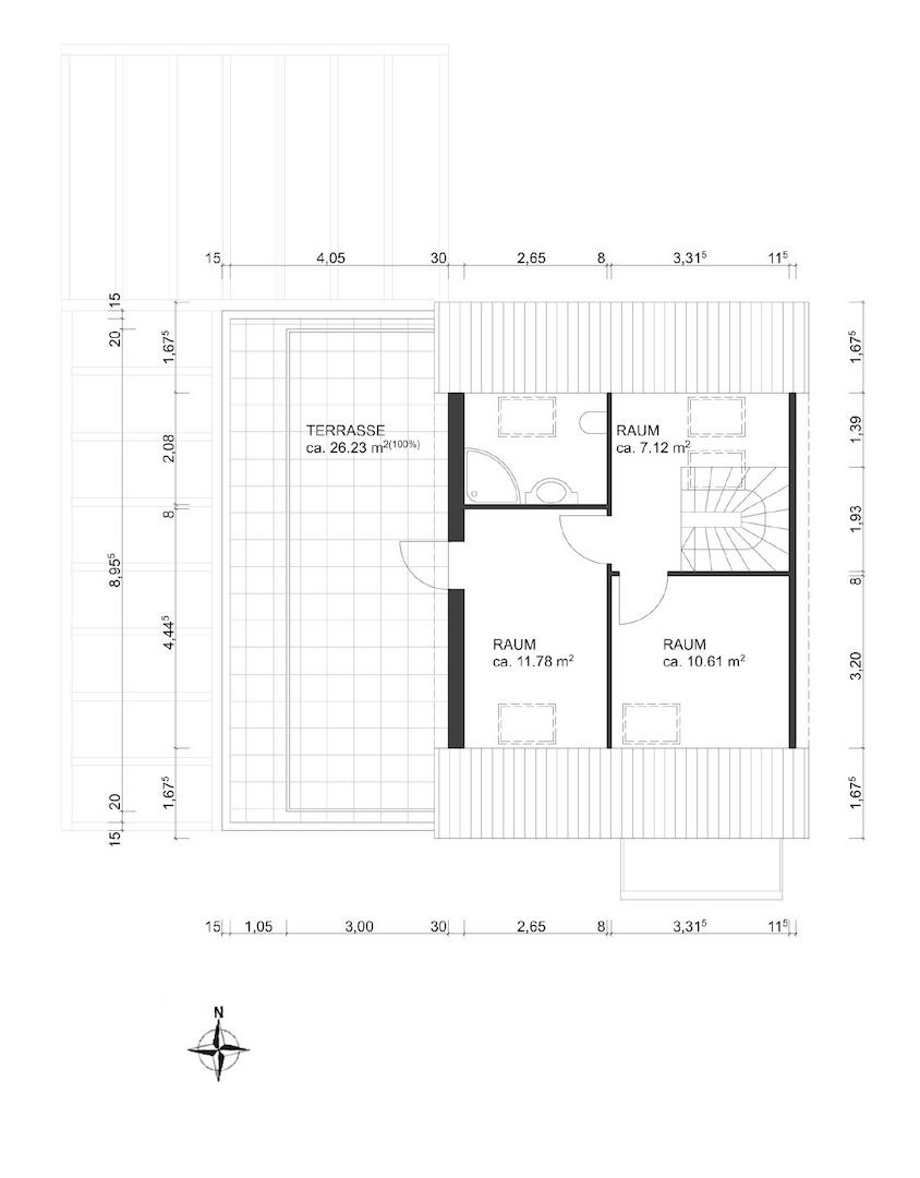 Grundriss Dachgeschoss