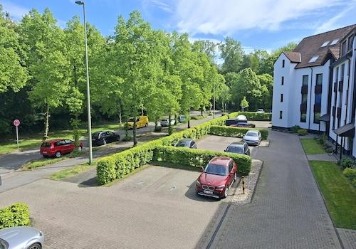 grüner Innenhof