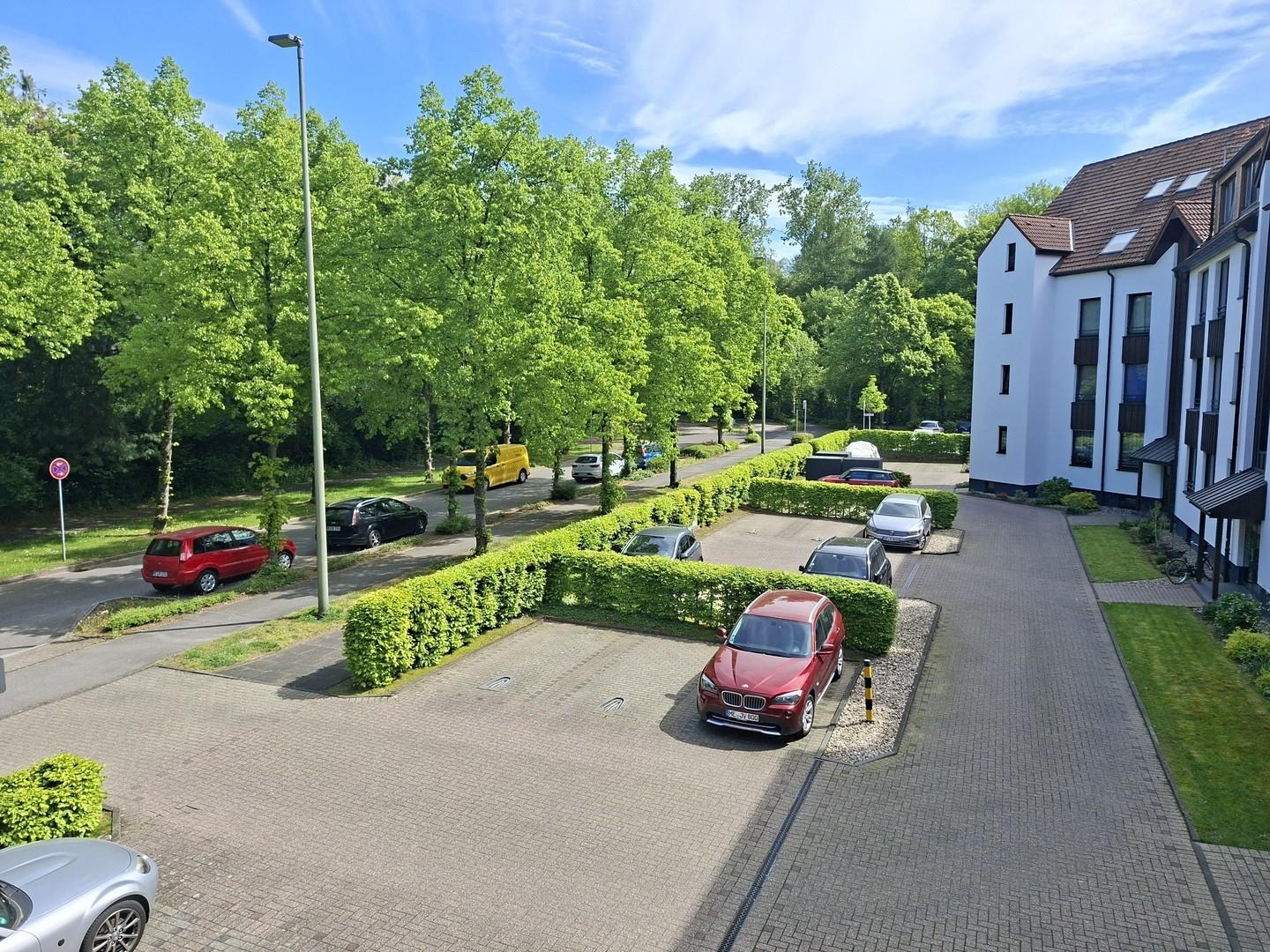 grüner Innenhof