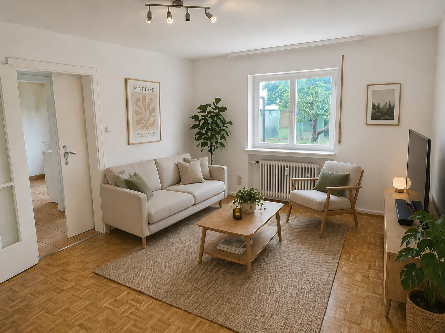 Wohn-/Schlafzimmer (Vorschlag)