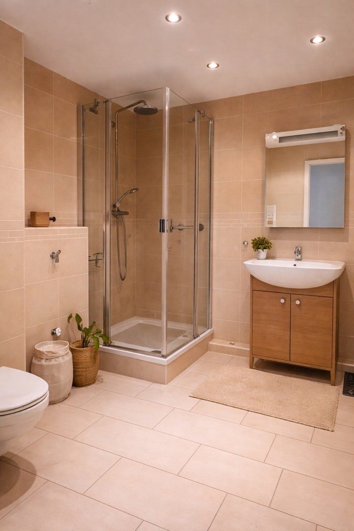 Modernisiertes Badezimmer