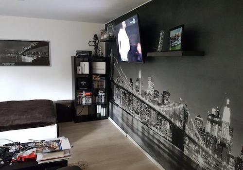 Möbliertes Zimmer