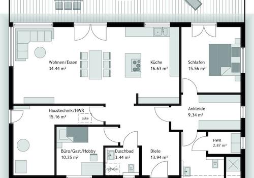 Gestaltungsvorschlag Grundriss