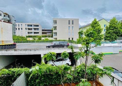 Blick v. Balkon Whg obendrüber