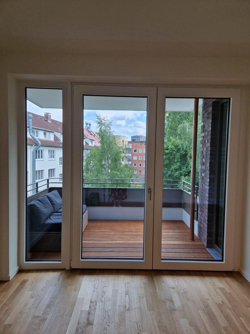Blick auf den Balkon