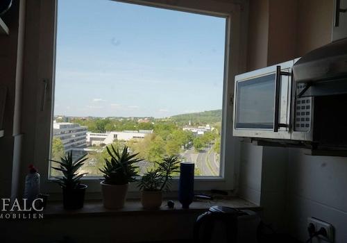 Blick aus dem Küchenfenster