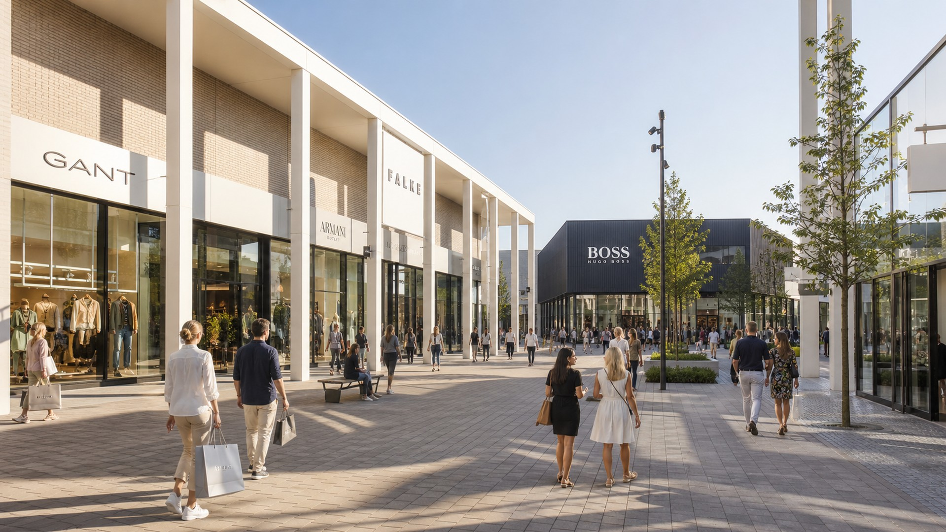 Outletcity 4 min zu Fuß