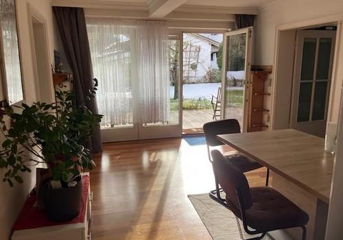 Eßzimmer und Terrasse
