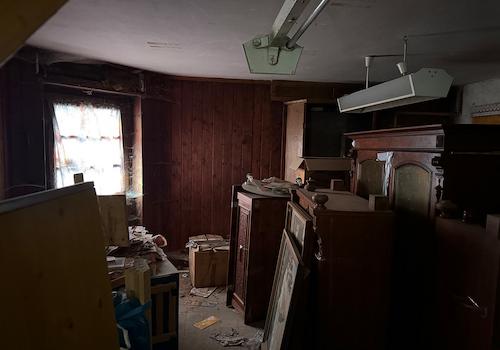 Blick in das Haus