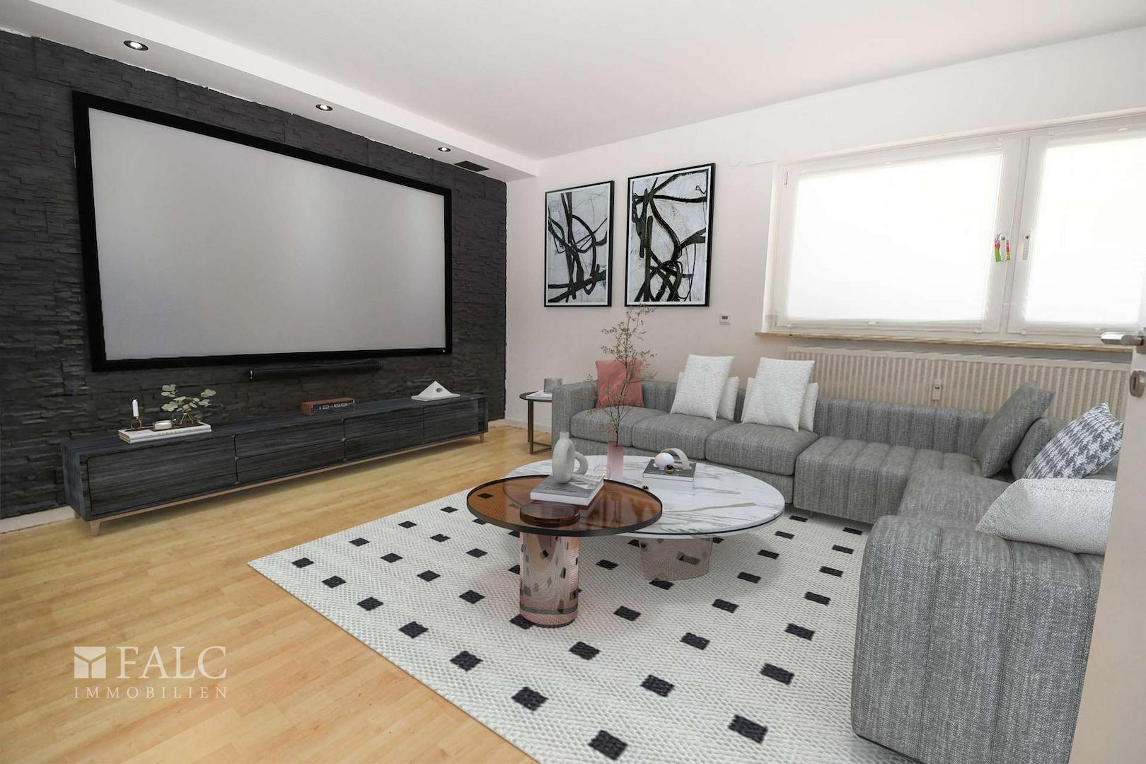 Zimmer 3 virt. möbliert