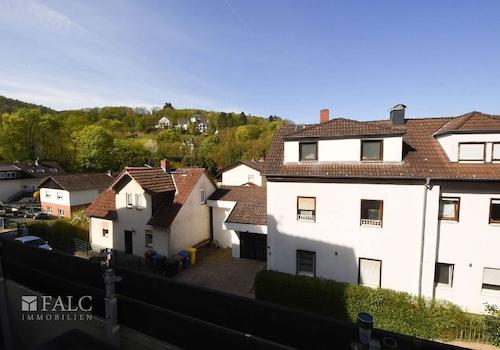 Blick vom Balkon
