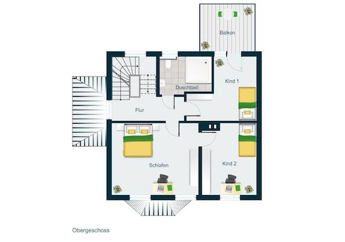 Grundriss Obergeschoss