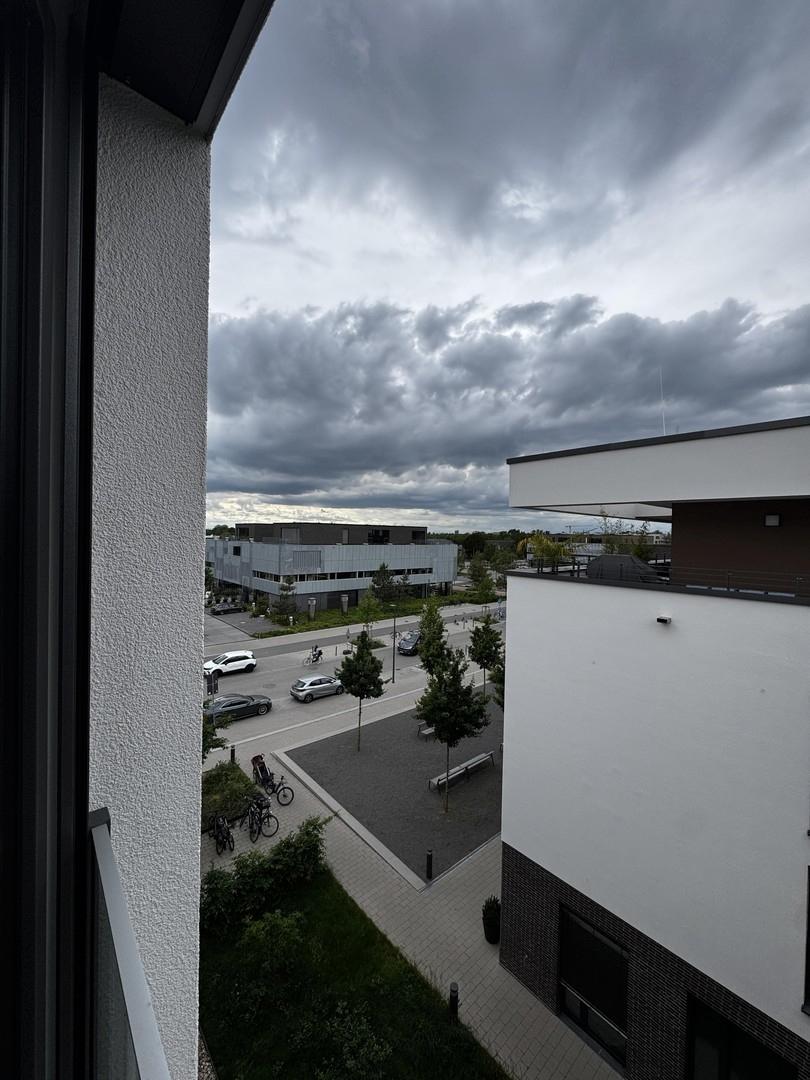 Aussicht aus Schlafzimmer