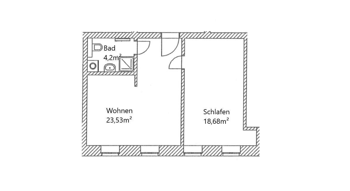 Grundriss WE 22