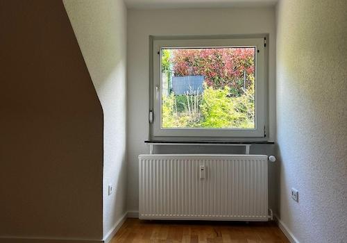 Blick aus Schlafzimmerfenster