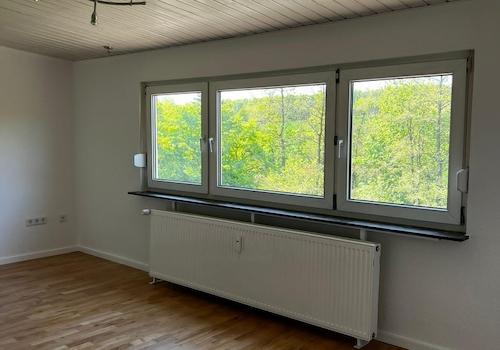 Fensterfront Wohn/Esszimmer