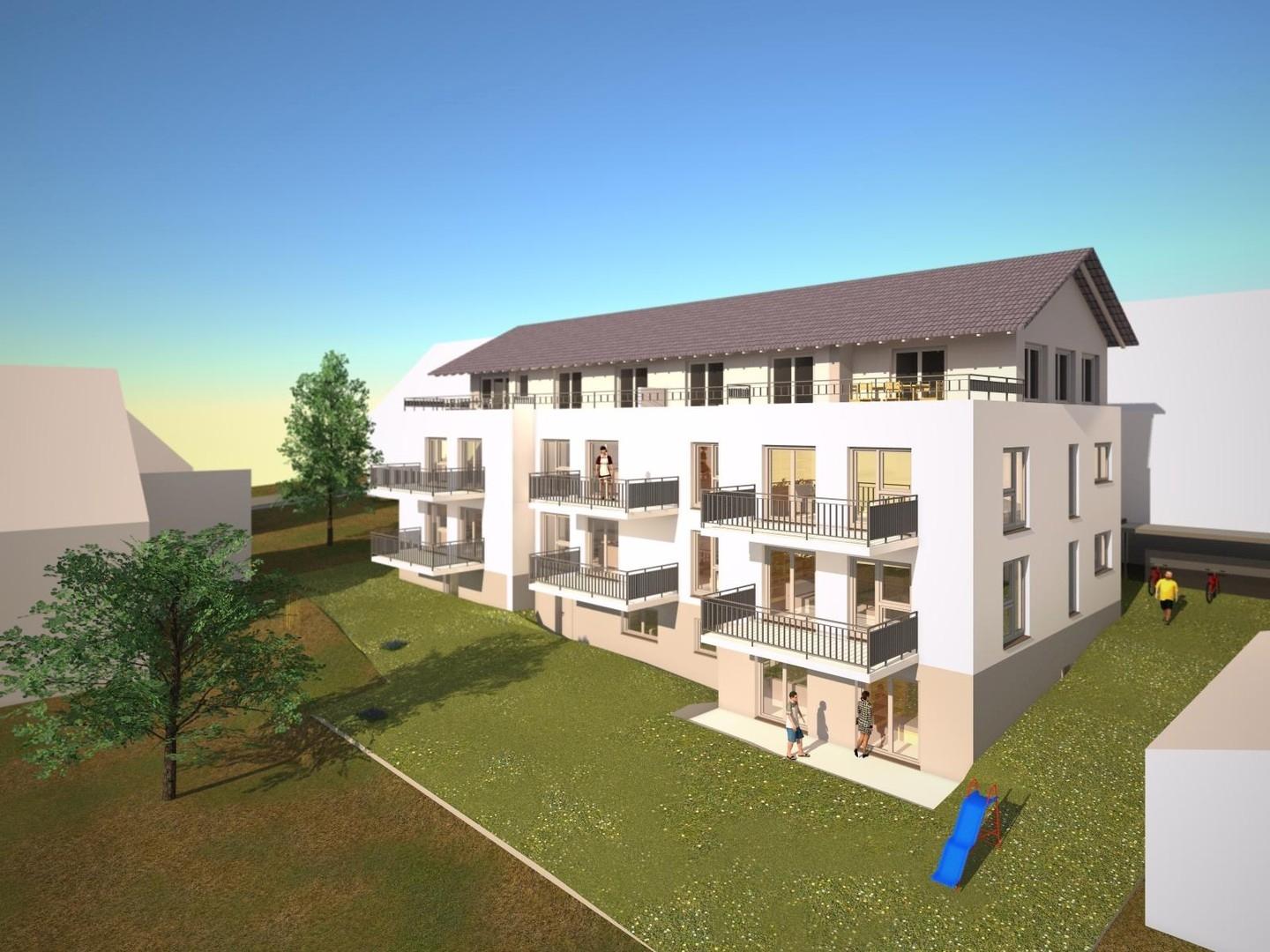 Hausansicht Modell - Südseite