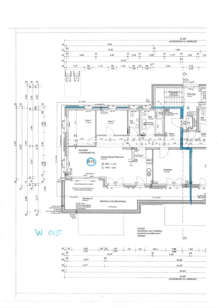Grundriss Wohnung Nr. 015