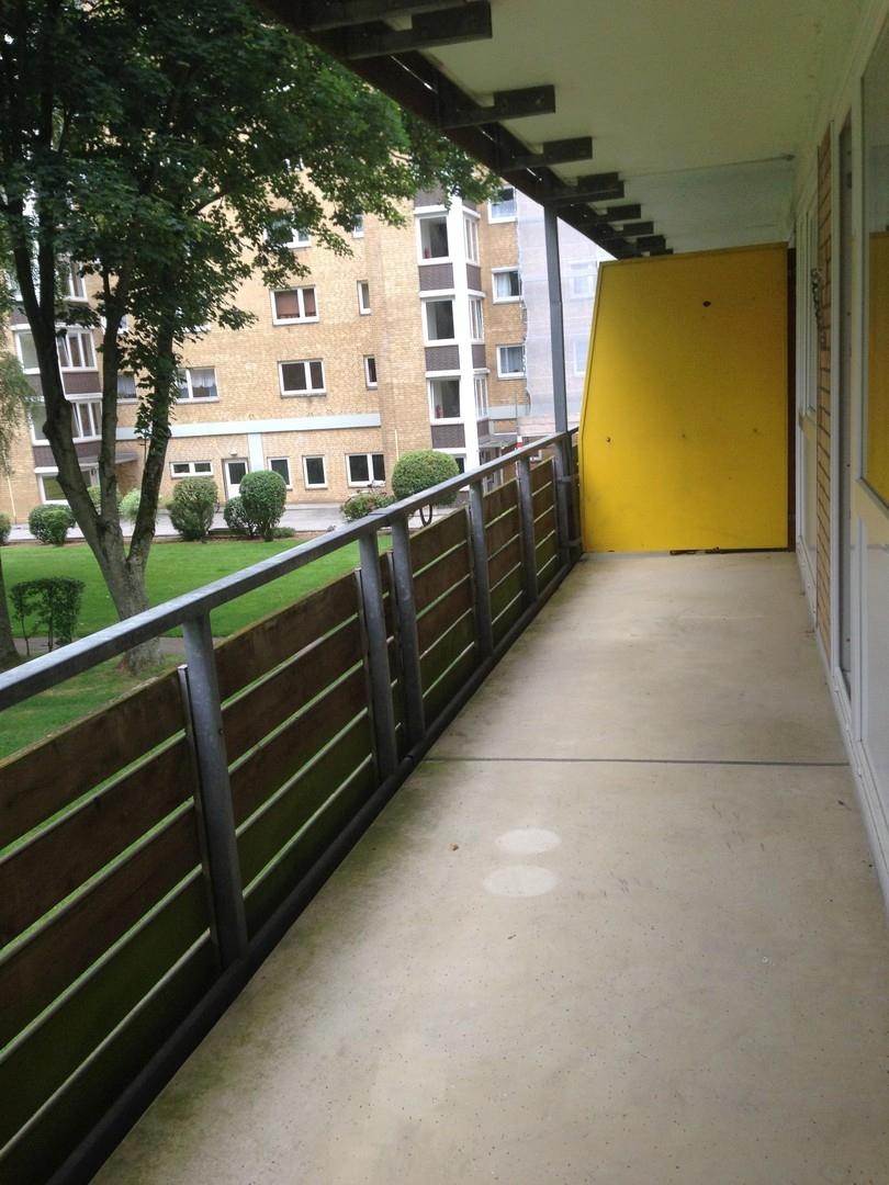 Balkon am späten Nachmittag