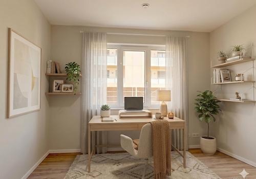 Büro visualisiert