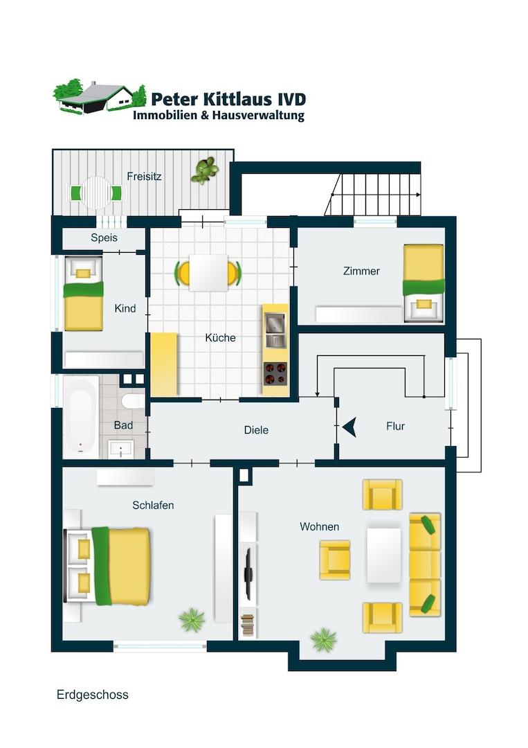 Grundriss EG.
