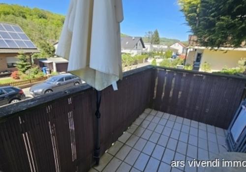 Blick vom Balkon