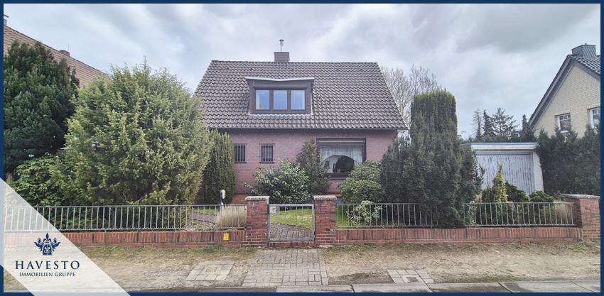Blick auf das charmante Einfamilienhaus