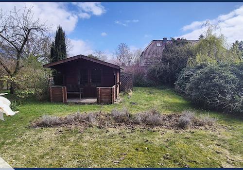 Blick in den eigenen Gartenbereich