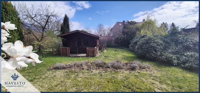 Blick in den eigenen Gartenbereich