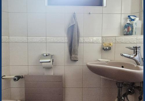 Blick in das Gäste-WC