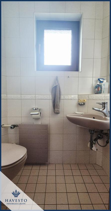Blick in das Gäste-WC