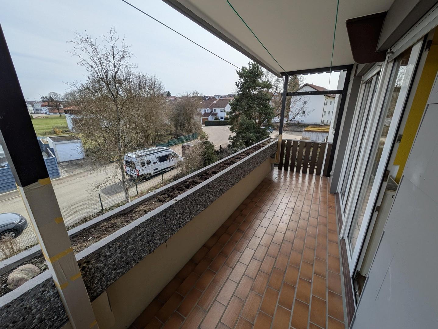 Ostbalkon Kinderzimmer