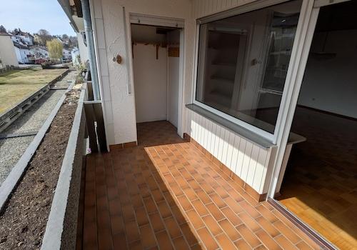 Südbalkon Wohnzimmer