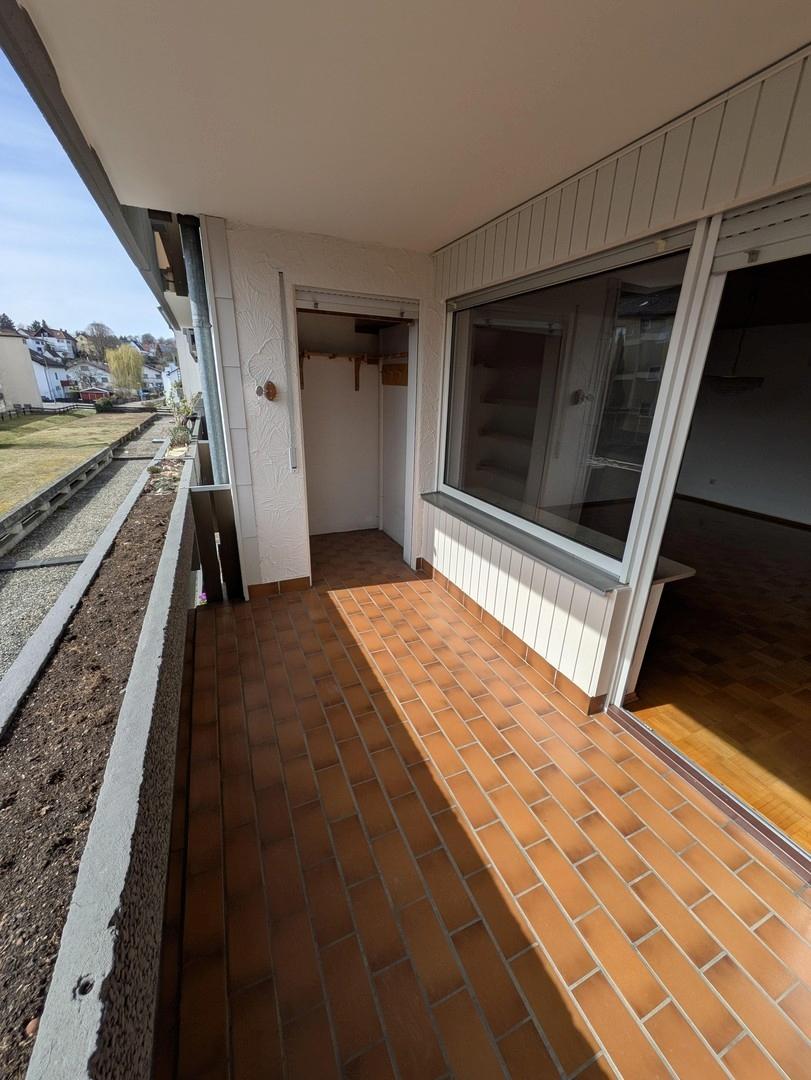 Südbalkon Wohnzimmer