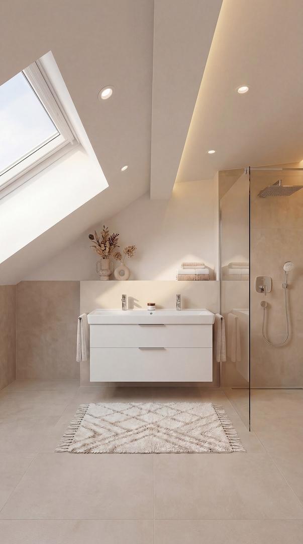 Badezimmer - unverbindliche Visualisierung