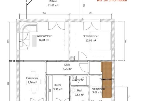 Grundriss Obergeschoss