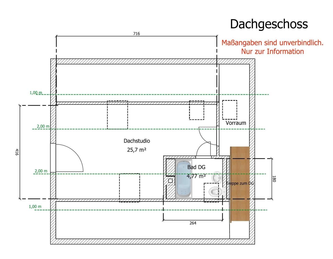 Grundriss Dachgeschoss