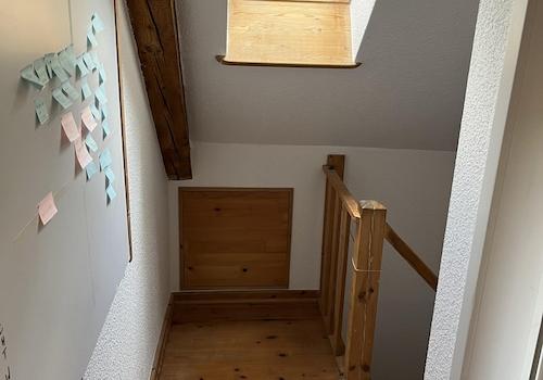 Aufgang ins Dach