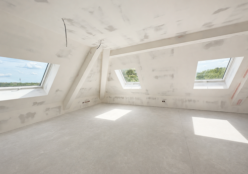 Referenz Wohnzimmer im Bau