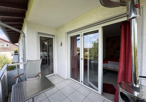 Balkon nach Westen