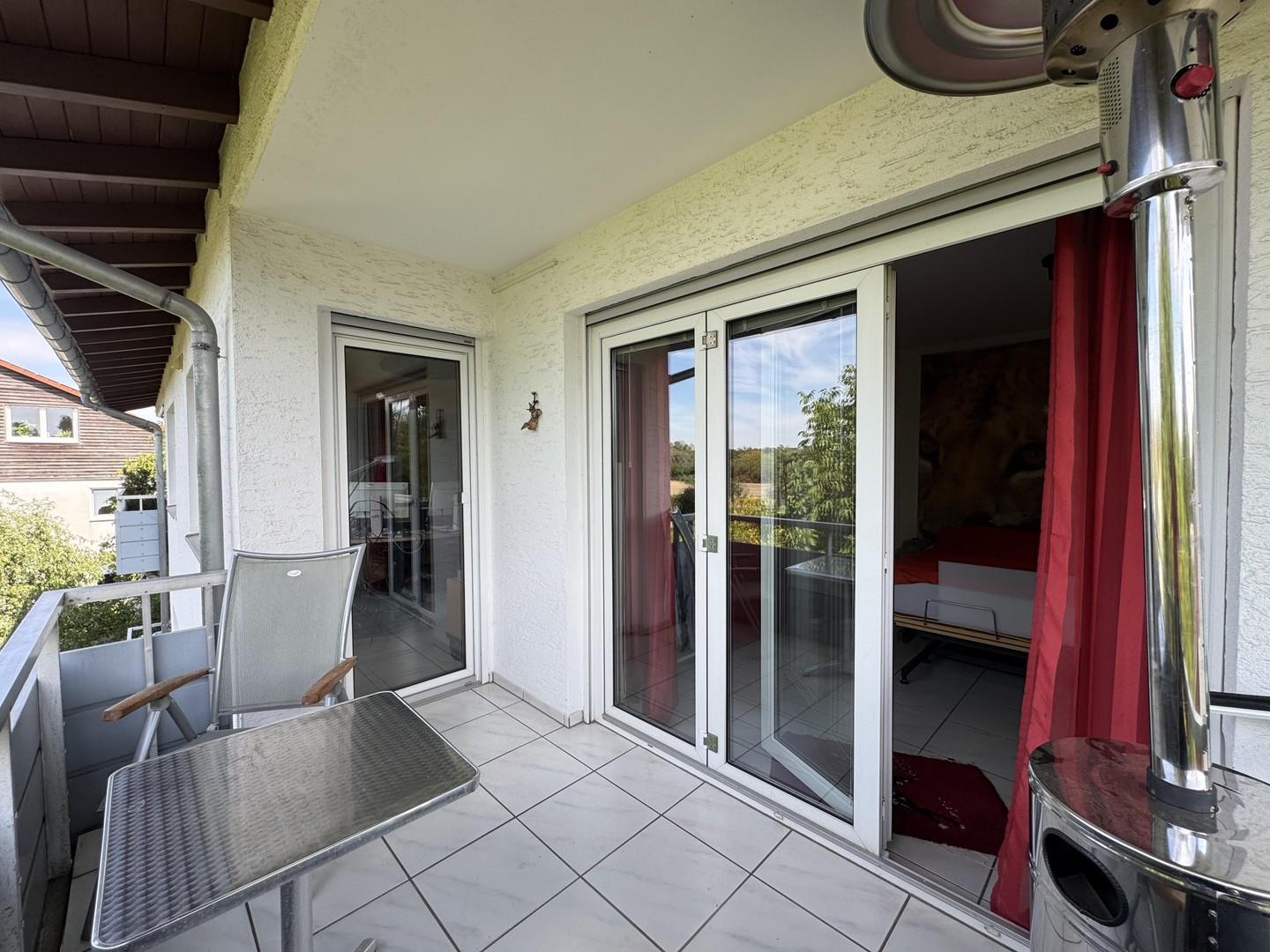Balkon nach Westen